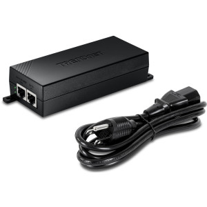 TRENDnet TPE-115GI Gigabit PoE+ Injector, 30W power, Wall mount, Integrated power supply